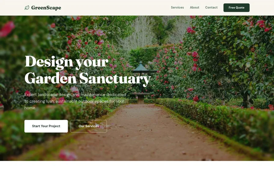 Greenscape Landscaping (desktop)