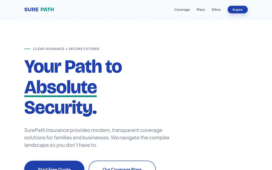 Surepath Insurance (desktop)